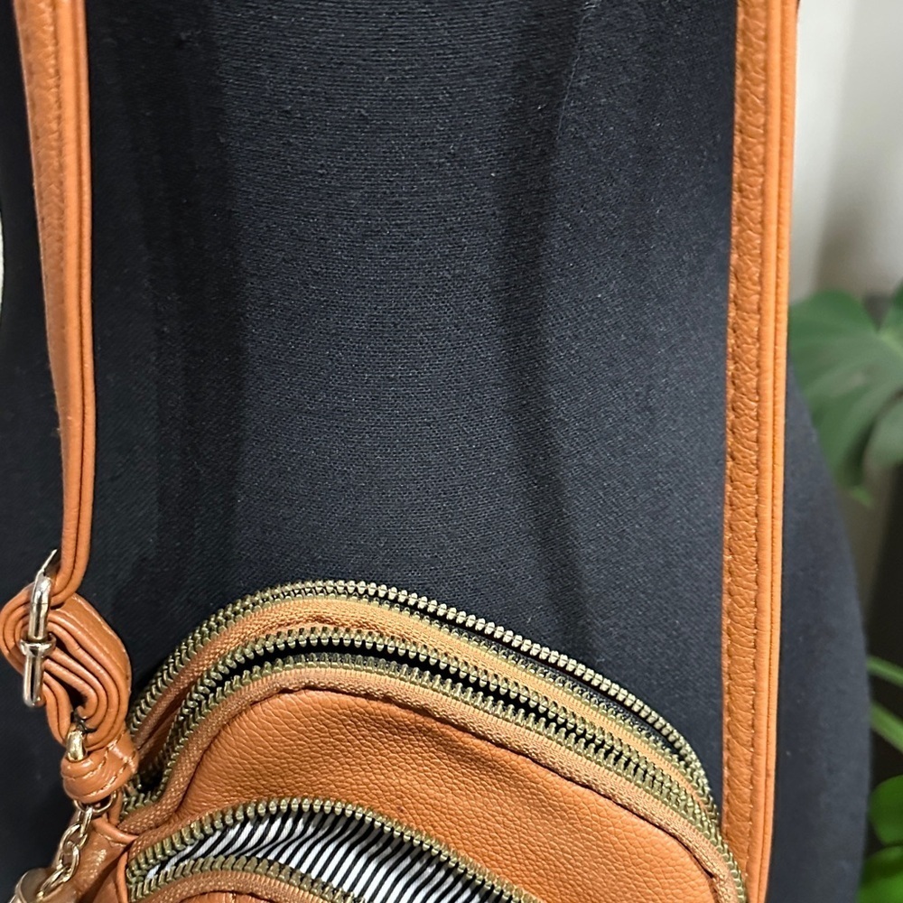 *QUINTINA* Tan Quilted Crossbody Bag - Picture 11 of 11